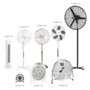 MAURER Mini Ventilateur de Table USB Ø 10 cm
