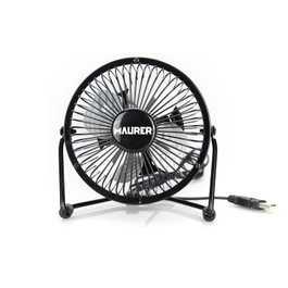 MAURER Mini Ventilateur de Table USB Ø 10 cm