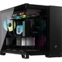 Corsair CC-9011267-WW Boîtier PC 2500X - Boîtier de tour ATX avec panneau latéral en verre trempé, Noir