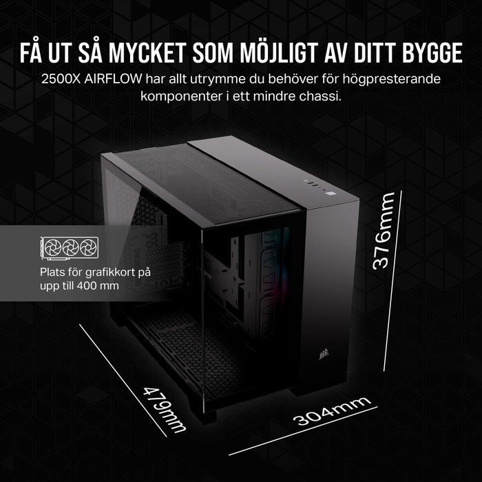 Corsair 2500X Noir