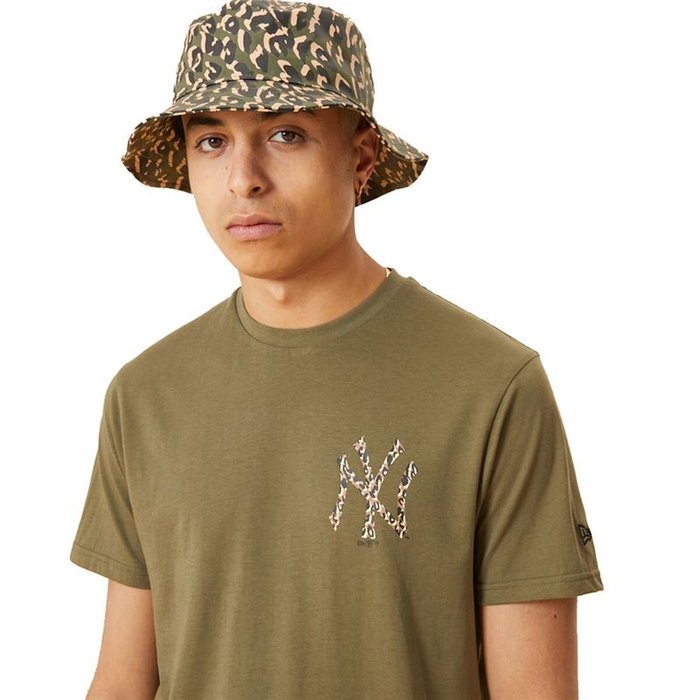 T-shirt à manches courtes homme New Era MLB New York Yankees M Kaki 10 ans