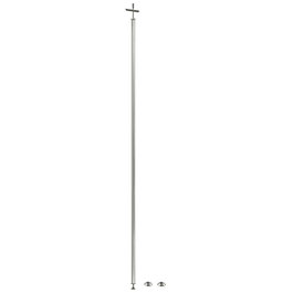 DUVER Barre de support pour étagère de plafond chromée 1200 mm
