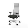 Piqueras y Crespo Albacete Chaise de Bureau Noir et Blanc