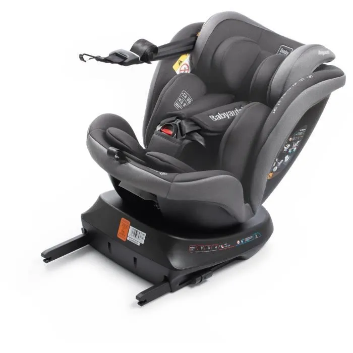Babyauto Rodia Siège Auto Pivotant I-Size Plus Groupe 0/1/2/3 (40-150 cm) Isofix, Inclinable, Réducteur, 5 Points, Gris Babyauto Rodia Siège Auto Pivotant I-Size Plus Groupe 0/1/2/3 (40-150 cm) Isofix, Inclinable, Réducteur, 5 Points, Gris