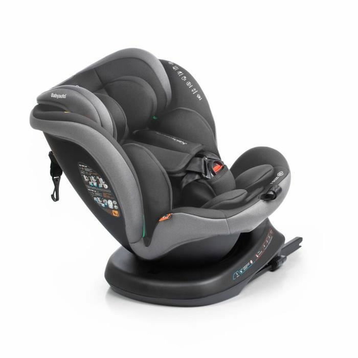 Babyauto Rodia - Siège auto pivotant et inclinable - Gris Babyauto Rodia - Siège auto pivotant et inclinable - Gris