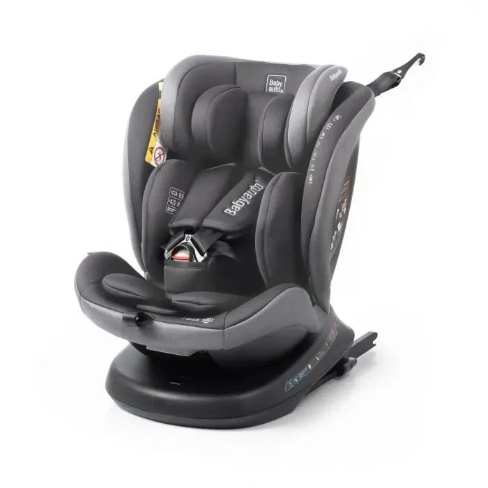 Babyauto Rodia Siège Auto Pivotant I-Size Plus Groupe 0/1/2/3 (40-150 cm) Isofix, Inclinable, Réducteur, 5 Points, Gris Babyauto Rodia Siège Auto Pivotant I-Size Plus Groupe 0/1/2/3 (40-150 cm) Isofix, Inclinable, Réducteur, 5 Points, Gris