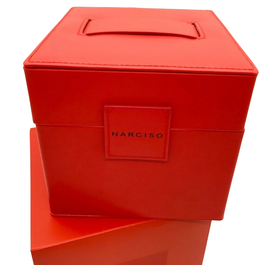 Narciso Rodriguez Boîte à bijoux en rouge - Écrin pour accessoires de mode