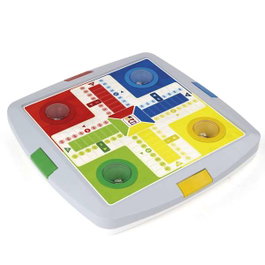 Chicos Jeu automatique de Parchis et de la Oca pour 4 joueurs, dimensions 34,70 x 35,70 x 4,70 cm