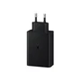 Samsung Adaptateur secteur 65W Noir - Chargeur triple port USB Type-C/A - Charge rapide pour ordinateur portable, smartphone et accessoires