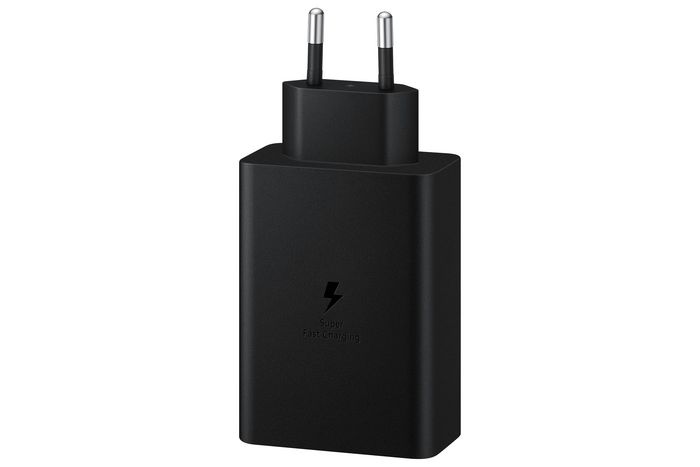 Samsung Adaptateur secteur 65W Noir - Chargeur triple port USB Type-C/A - Charge rapide pour ordinateur portable, smartphone et accessoires Samsung Adaptateur secteur 65W Noir - Chargeur triple port USB Type-C/A - Charge rapide pour ordinateur portable, smartphone et accessoires