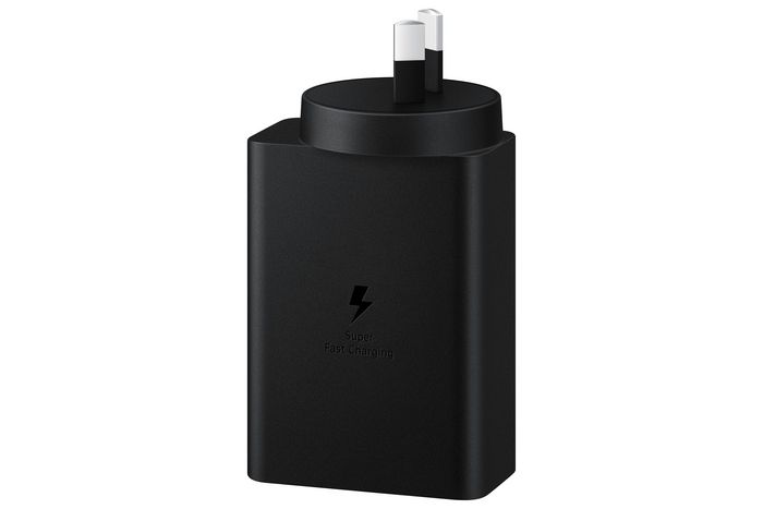 Samsung Adaptateur secteur 65W Noir - Chargeur triple port USB Type-C/A - Charge rapide pour ordinateur portable, smartphone et accessoires Samsung Adaptateur secteur 65W Noir - Chargeur triple port USB Type-C/A - Charge rapide pour ordinateur portable, smartphone et accessoires
