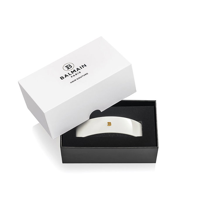 Balmain Hair Grande pince à cheveux Blanche, 1 unité