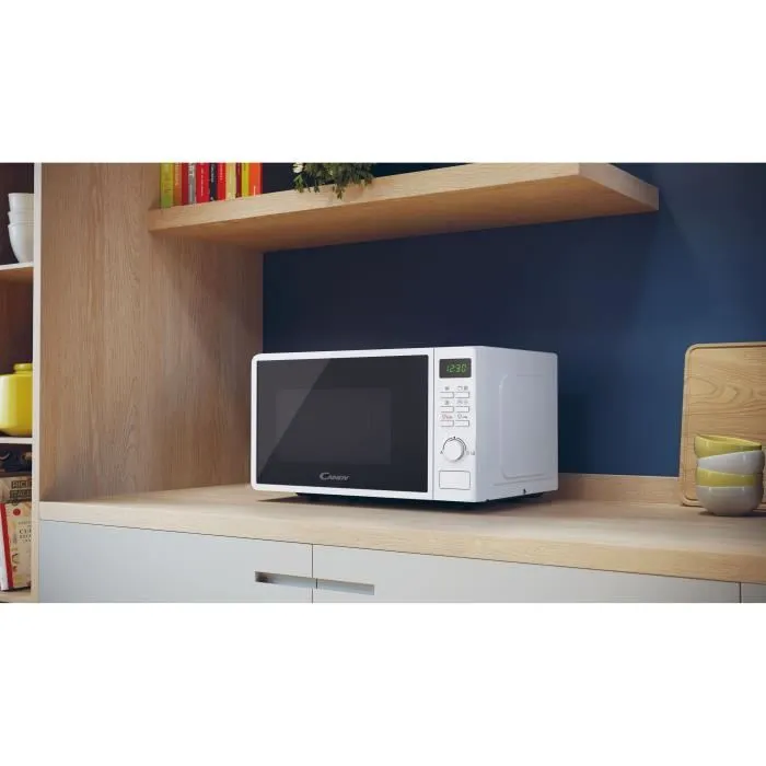 Candy CMGA20SDLWLI - Micro-ondes Gril 20L avec Fonction Four, 700W, Gril 800W, Interface Digitale, 5 Niveaux de Puissance, Blanc Candy CMGA20SDLWLI - Micro-ondes Gril 20L avec Fonction Four, 700W, Gril 800W, Interface Digitale, 5 Niveaux de Puissance, Blanc