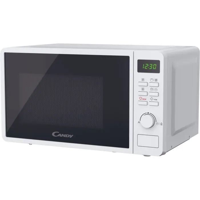 Candy CMGA20SDLWLI - Micro-ondes Gril 20L avec Fonction Four, 700W, Gril 800W, Interface Digitale, 5 Niveaux de Puissance, Blanc Candy CMGA20SDLWLI - Micro-ondes Gril 20L avec Fonction Four, 700W, Gril 800W, Interface Digitale, 5 Niveaux de Puissance, Blanc