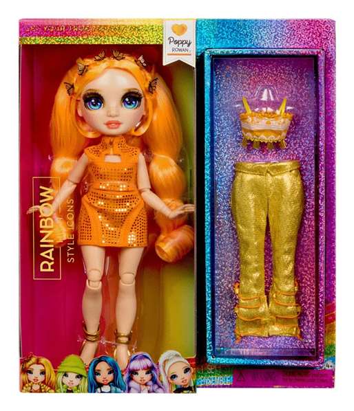 MGA Rainbow High Style Icons Poppy avec tenues et accessoires