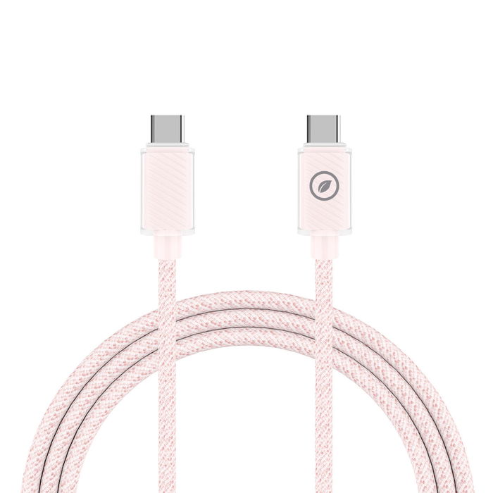 Chargeur Mural + Câble USB-C Muvit for Change Glass GaN Rose