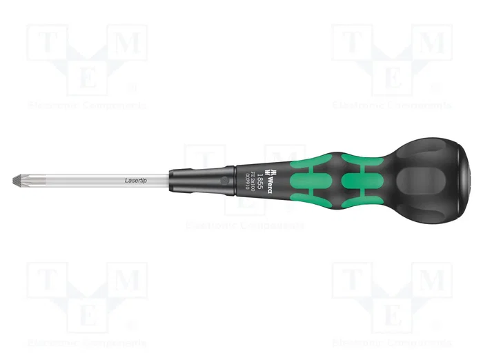 WERA Tournevis standard Kraftform Ball-Grip 1855 Pozidriv® PZ2 WERA Tournevis standard Kraftform Ball-Grip 1855 Pozidriv® PZ2