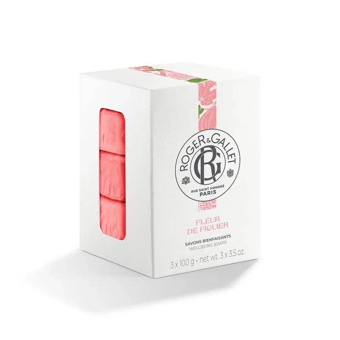 Roger & Gallet Coffret de 3 Savons Parfumés Fleur de Figuier Roger & Gallet Coffret de 3 Savons Parfumés Fleur de Figuier