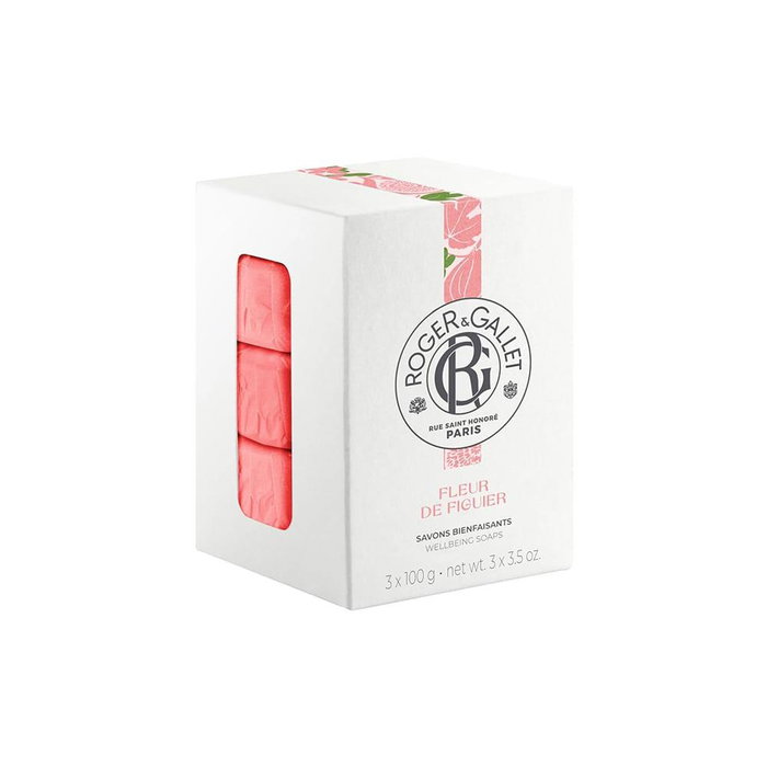 Roger & Gallet Coffret Savons Parfumés Fleur de Figuier - 3 unités Roger & Gallet Coffret Savons Parfumés Fleur de Figuier - 3 unités