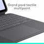 Logitech Combo Touch AZERTY pour iPad Pro 13 pouces (M4 et M5) Graphite