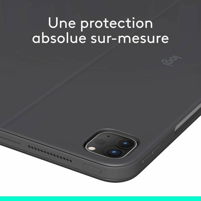 Logitech Combo Touch AZERTY pour iPad Pro 13 pouces (M4 et M5) Graphite Logitech Combo Touch AZERTY pour iPad Pro 13 pouces (M4 et M5) Graphite
