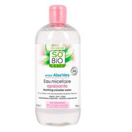 SO´BIO ETIC Eau micellaire apaisante aloe-roses 500ml