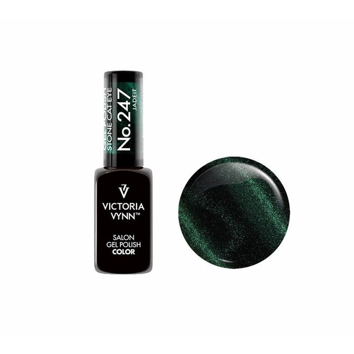 Victoria Vynn Gel Polish effet Stone Cat Eye Amethyst 270 - Vernis à ongles gel 8 mL pour effet œil de chat magnétique