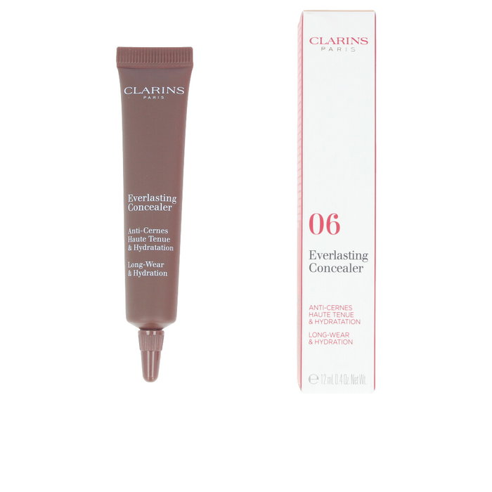 Clarins Correcteur EVERLASTING #06-extra deep - Haute Couvrance, Longue Tenue et Éclat Naturel pour Tous Types de Peau, 12ml Clarins Correcteur EVERLASTING #06-extra deep - Haute Couvrance, Longue Tenue et Éclat Naturel pour Tous Types de Peau, 12ml