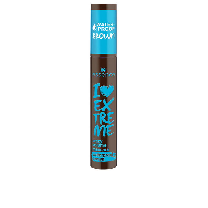 Essence I LOVE EXTREME Waterproof Mascara Volume Extrême Brun 12 ml - Mascara Résistant à l'Eau avec Brosse Surdimensionnée pour Cils Intenses Essence I LOVE EXTREME Waterproof Mascara Volume Extrême Brun 12 ml - Mascara Résistant à l'Eau avec Brosse Surdimensionnée pour Cils Intenses