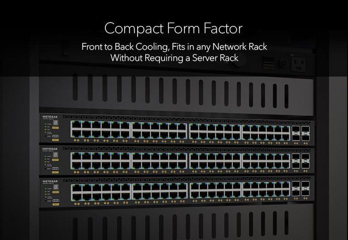 Netgear M4350 Commutateur managé PoE+ 24 ports 10G/Multi-Gig et 4 ports SFP28 25G