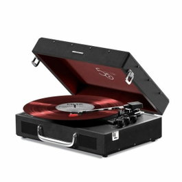Mixx Audio Revival 55 - Platine vinyle Bluetooth avec enceintes intégrées, Noir