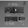 Mixx Audio Revival 55 - Platine vinyle Bluetooth avec enceintes intégrées, Noir