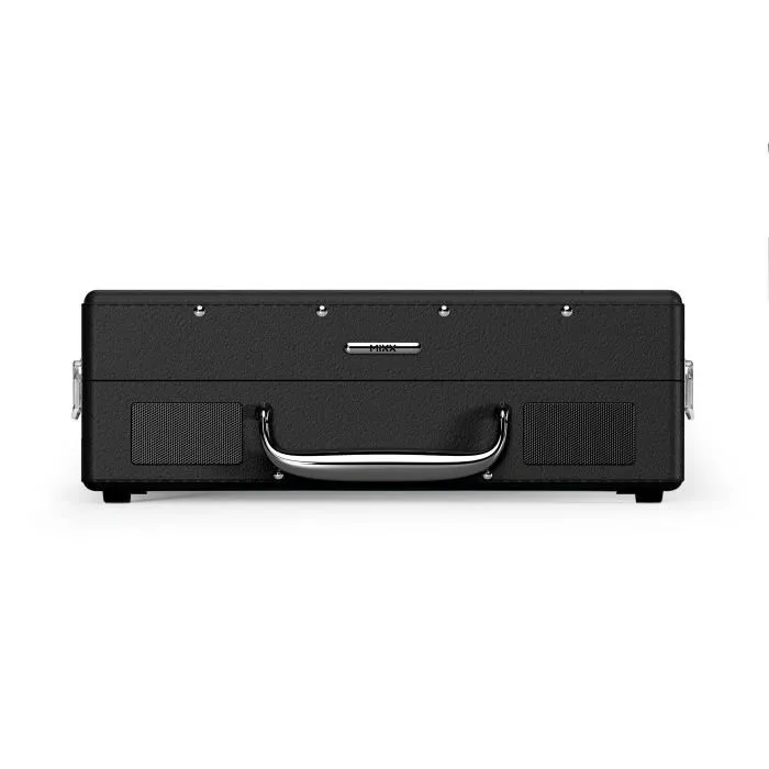 Mixx Audio Platine vinyle Revival 55 avec enceintes stéréo intégrées, Bluetooth, 3 vitesses, sortie RCA - Noir