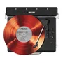 Mixx Audio Platine vinyle Revival 55 avec enceintes stéréo intégrées, Bluetooth, 3 vitesses, sortie RCA - Noir