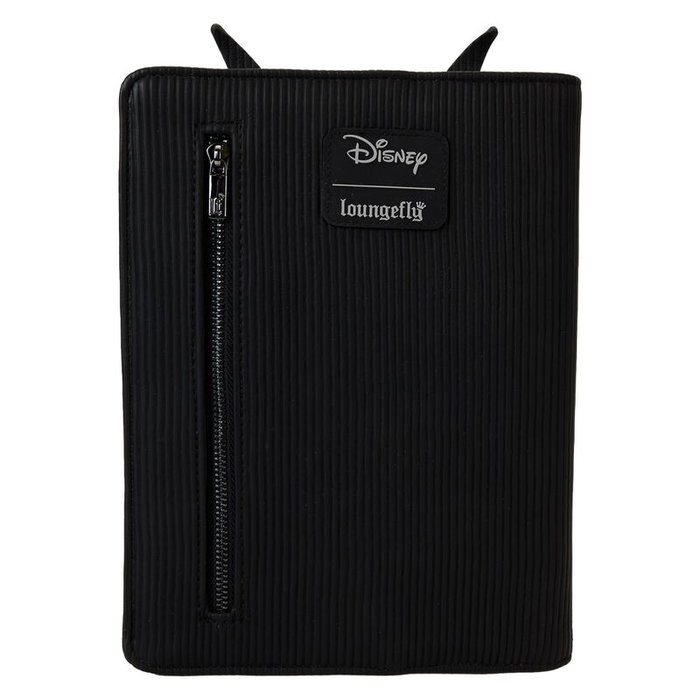 LOUNGEFLY Carnet à lignes Maléfica et les méchantes Disney - 150 pages - 16.5x22.2 cm - Piel vegana PU - Poche zippée - Design original