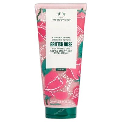 The Body Shop British Rose shower scrub 200 ml