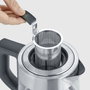 Severin WK 3473 Bouilloire en verre et inox 1L, Argent