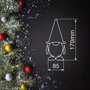 GSC Evolution Gnome de Noël assis Krampus Rouge et vert
