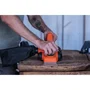 Black & Decker Rabot électrique filaire BEW712-QS 710W - Largeur de rabotage 82 mm, profondeur max 11 mm - Avec mallette de transport