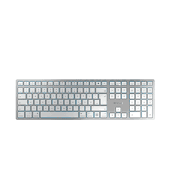 Cherry JK-9110DE-1 Clavier USB bureautique argenté avec layout allemand QWERTZ