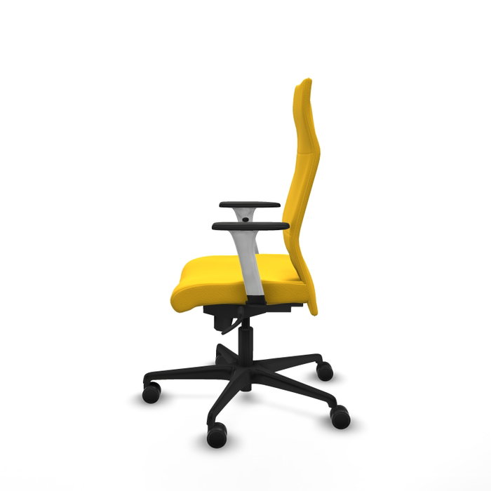 Piqueras Y Crespo Fauteuil Albacete Jaune avec Mécanisme Synchrone et Accoudoirs ByN Piqueras Y Crespo Fauteuil Albacete Jaune avec Mécanisme Synchrone et Accoudoirs ByN
