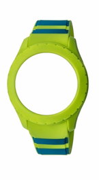 Watxandco Bracelet en silicone vert 49mm