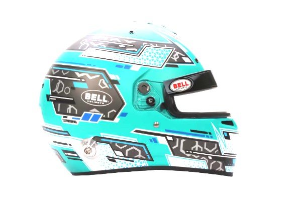 Bell RS7 Pro Stamina Antracite/Aquamarine (HANS) Taille 61+