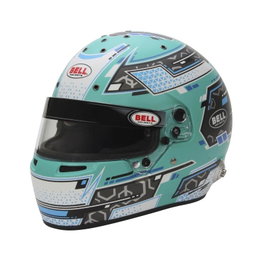 Bell RS7 Pro Stamina Antracite/Aquamarine (HANS) Taille 61+