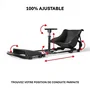 Oplite NitroKart V2 Cockpit de simulation racing - Noir