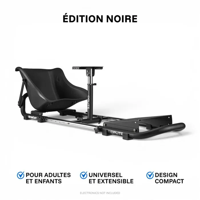 Oplite NitroKart V2 Cockpit de simulation racing - Noir