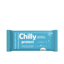 Chilly Lingettes Intimes Extra Protection Fraîcheur et Confort, pH 5, Biodégradables, 12 Lingettes