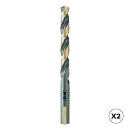 Bluemaster Broca DIN 338 HSS-Co ø9,00 mm avec pointe split point et tige antidérapante pour inox