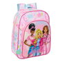 Cartable Barbie Painterly Rose Bleu ciel 26 x 34 x 11 cm