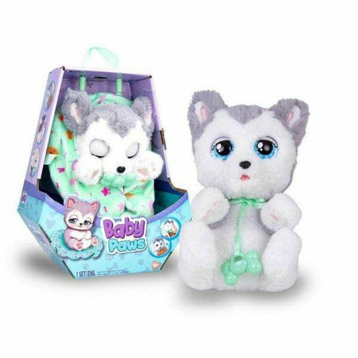 IMC Toys Baby Paws Peluche Nouveau-né Cocker avec son et sac